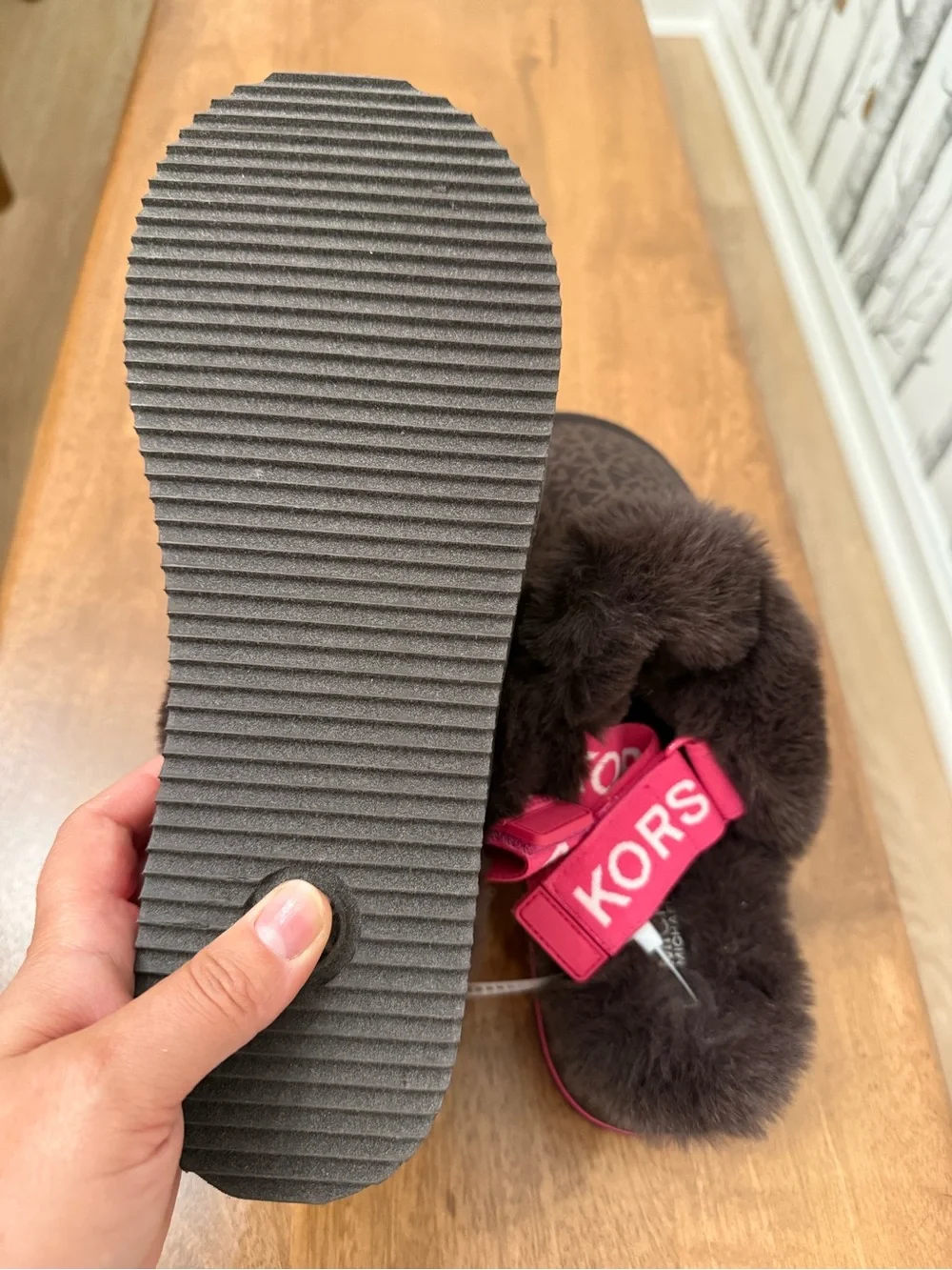 Michael Kors Fifi Platform Slippers Size 8.5